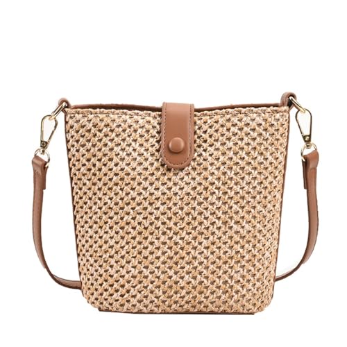 Straw Crossbody Bags for Women Rattan Purse Woven Purse Small Straw Purses 2024 Beach Purse Vacation