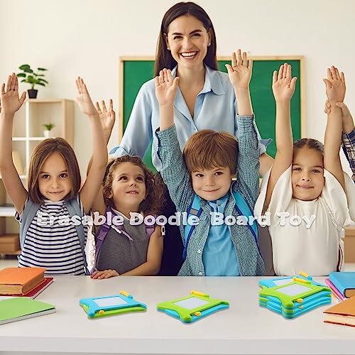 Haconba BA-184 20 Pcs 7 X 5 Inch Magnetic Drawing Board Bulk Mini Small Erasable Magnetic Doodle Board Travel Size Graffiti Drawing Board thumb #5