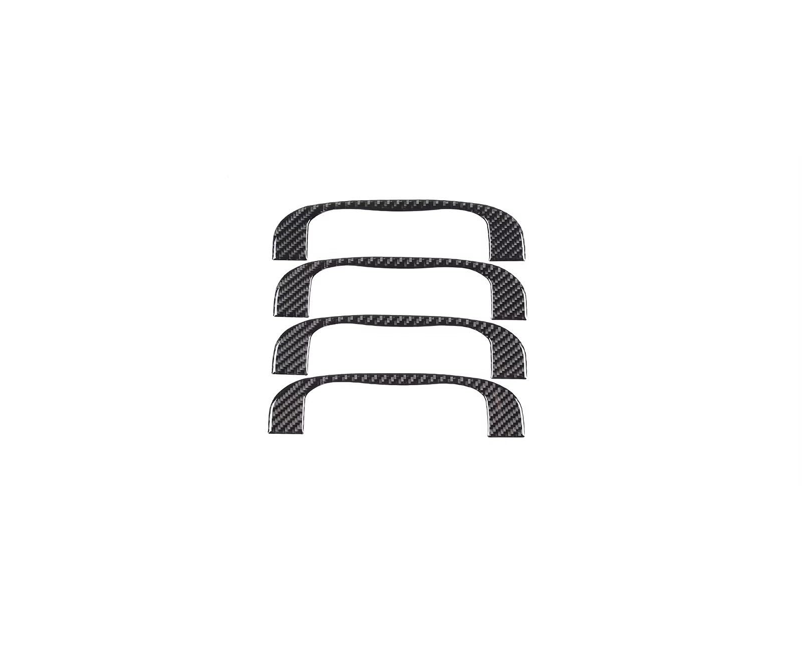 Car Interior Moulding Trim for Subaru for Crosstrek 2024 Soft Carbon Fiber Black Car Interior Decoration Trim Frame Stickers Accessories(Y)