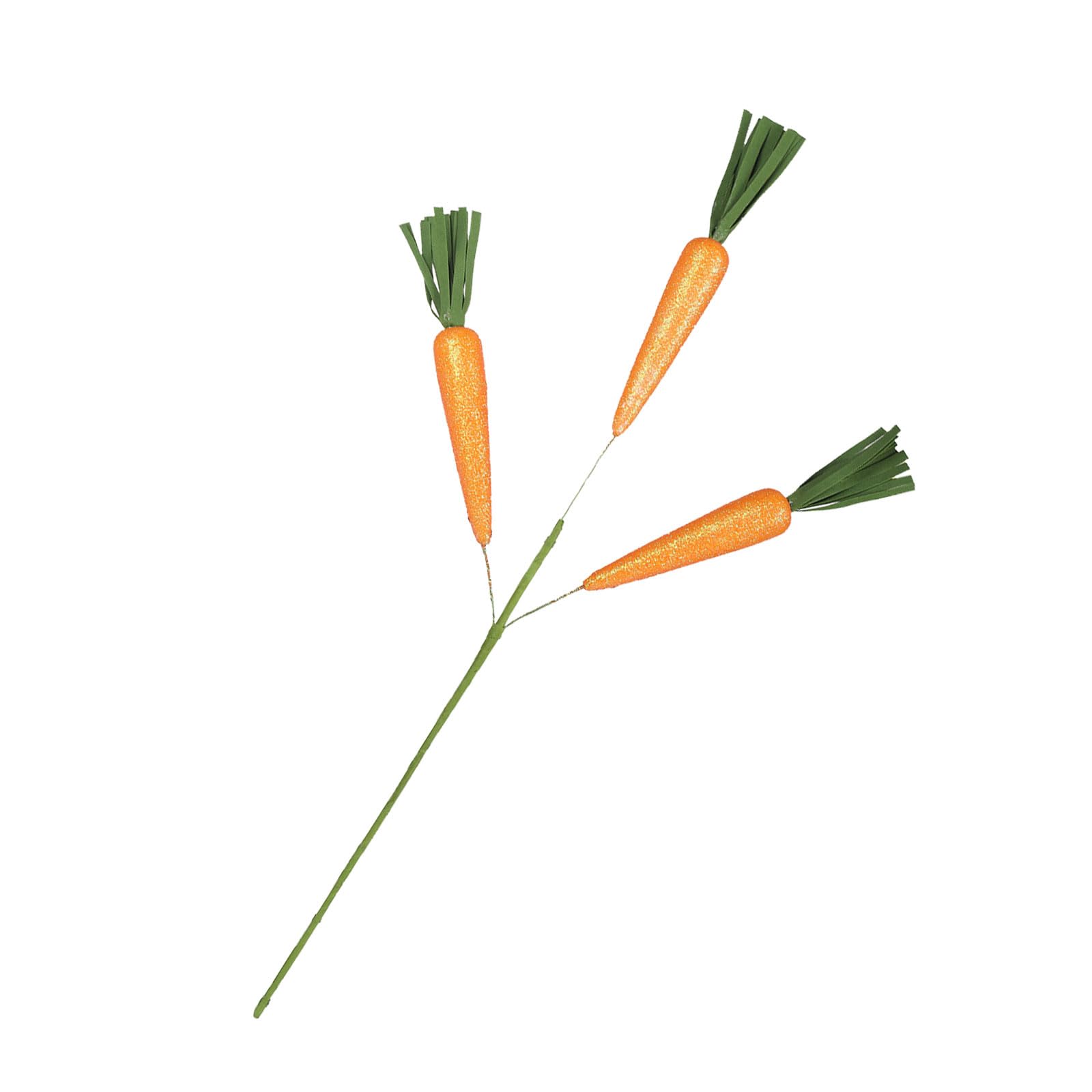 Tsophreniq Realistic Silk Flower Carrot Sprigs Easter Decoration Artifical Radish Branch Ornament for Holiday Party Realistic Silk Flower Carrot Sprigs Easter Artifical Radish Branch Ornament