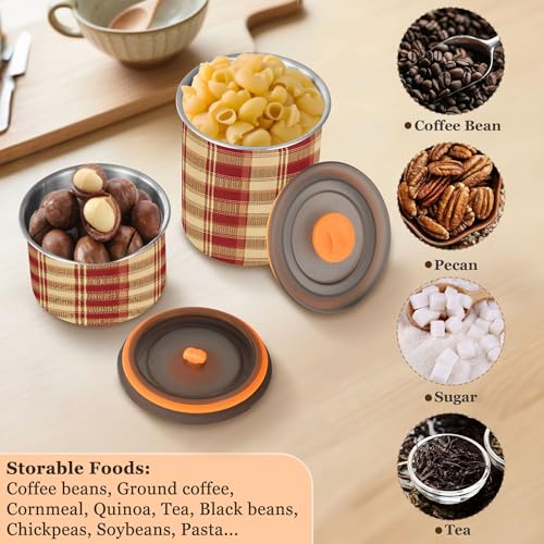Bote hermético para café Kigai acero inoxidable 17 oz miniatura 6
