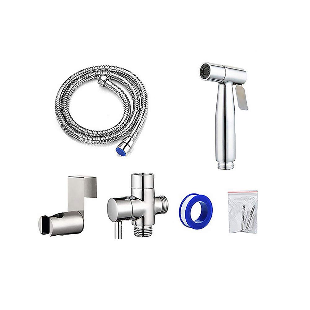 Hand Bidet Sprayer Edelstahl Toilette Hand Bidet Wasserhahn Sprayer Bidet Set Sprayer Toilettenspray Für Badezimmer Selbstreinigende Dusche