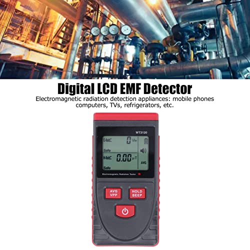 Medidor EMF Digital Portátil con Alarma Sonora y Luz miniatura 2
