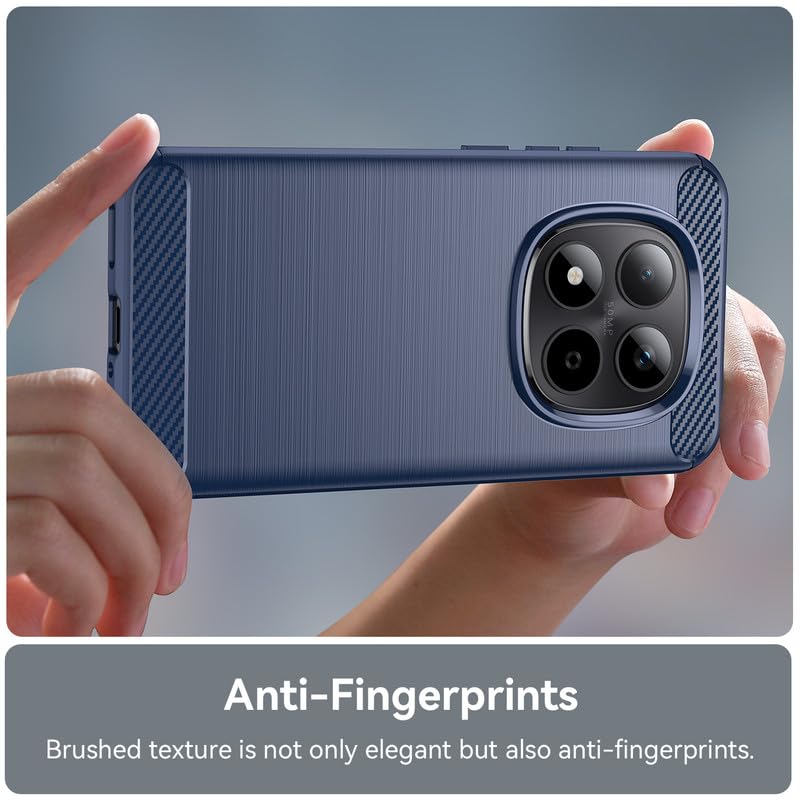 Image of Basic Case for Xiaomi Redmi Note 15 Pro 5G (Carbon Fibre Blue)