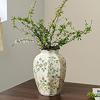 KIZQYN Thuis Vaas Chinese Klassieke Keramische Vaas Antieke Emaille Kleur Grote Vaas Bloemstuk Woondecoratie Vloerornamenten Decoratieve Vaas