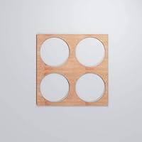 Vista 162 de 23 3/8"W X 23 3/8"H Large Wembley Decorativos Paneles De Pared De Madera De Calado, Aliso