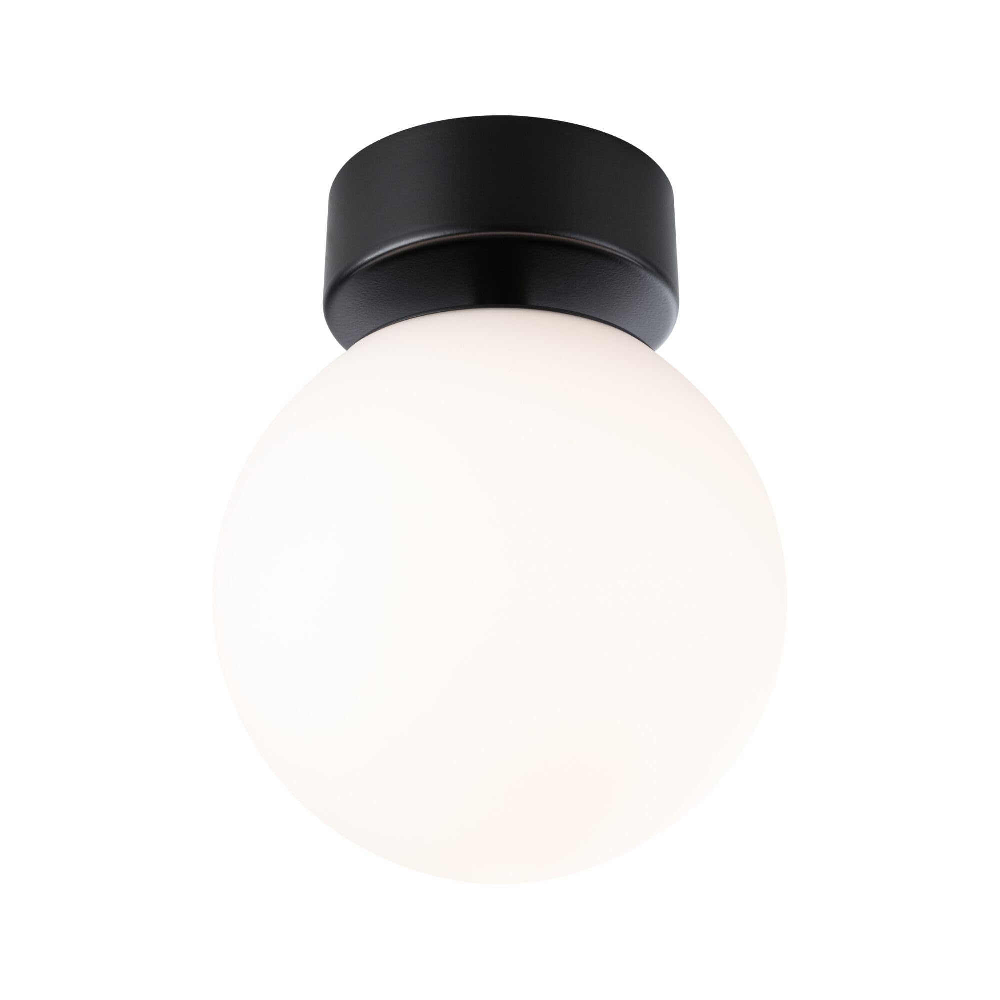 Paulmann 71072 LED Ceiling luminaire Selection Bathroom Gove IP44 3000K 900lm 230V 9W Black matt, Satin Bathroom luminaire