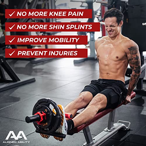 Aligned Ability Tib Bar Equipment - Calf And Shin Strength Tibialis Trainer - Portable Tibialis Bar Machine For Enhanced Athletic Performance, Injury Prevention And Pain Relief #TOP1
