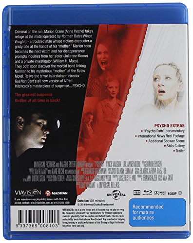 Psycho (Blu Ray) [Edizione: Australia]