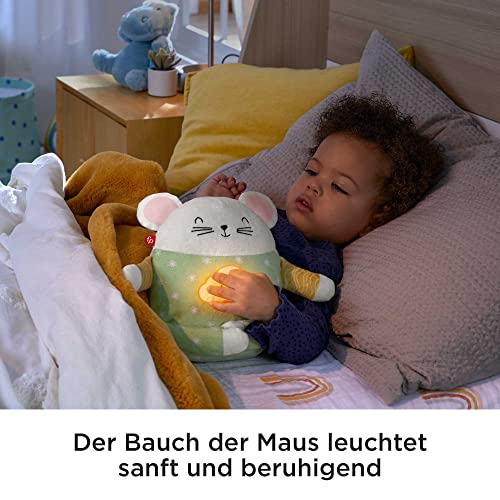 Fisher-Price HHH44 - Meditations-Maus – Entspannungs- und Schlafhilfe mit geführter Tages- und Abendmeditation und Musik für Kinder ab 2 Jahren