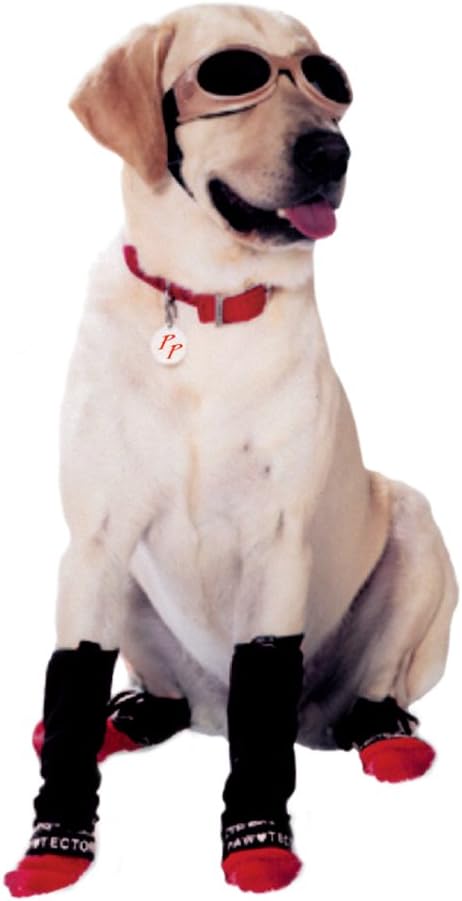 Pedigree Perfection LW-BLK-M Leg Wraps Protection for Your Pets Legs, Medium Black Set of 4