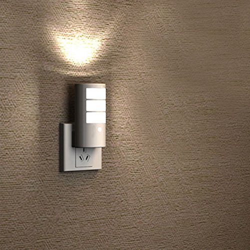 MIYOLE Emergency Motion-sensing Night light and Wall Light - Multipurpose: Power failure Light / Flashlight / LED Hallway Light with a built in Automatic Motion and light Sensor