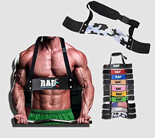 RAD Heavy Duty Arm Blaster for Biceps & Triceps Strength Training Arm Machines Isolator for Big Arms Bodybuilding & Weight Lifting