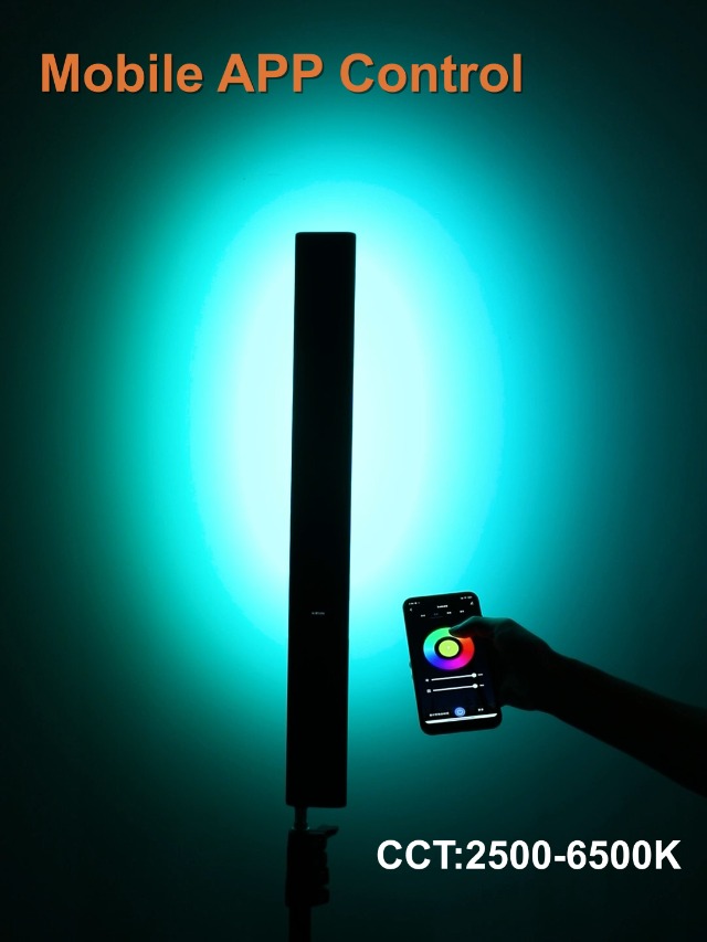 LUXCEO P6 RGB LED Videoleuchte Leuchtstab Handheld Fotografie Licht 1300LM,2500-6500K,eingebauter 10000mAh Batterie,12… – Bild 8