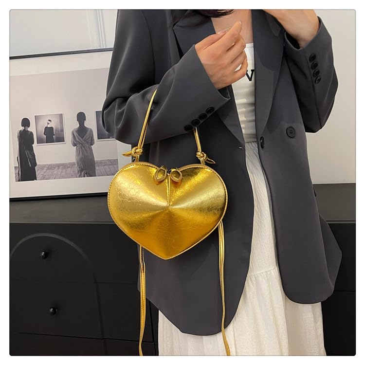 Cute Purses for Women Valentines Purse Trendy Aesthetic Heart Purse Y2k Crossbody Purse Shoulder Bag Chic Handbag4
