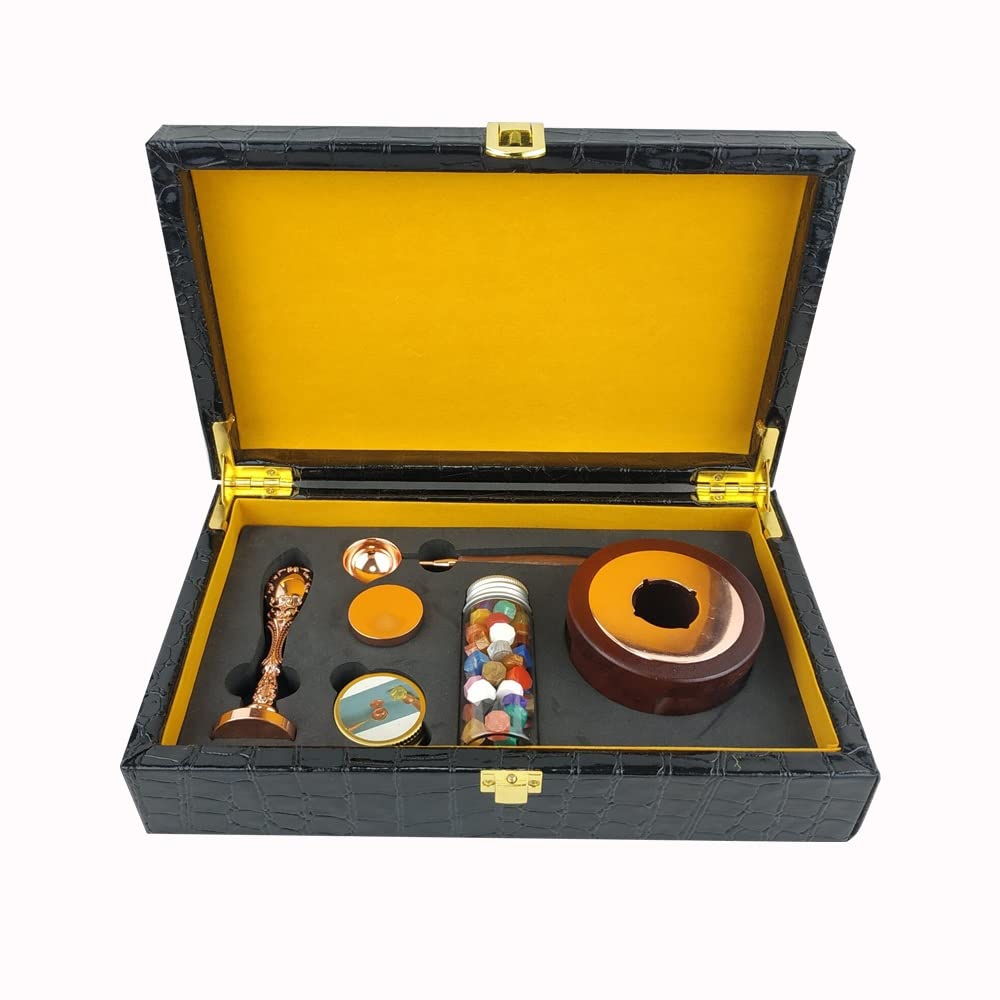 Personalized Wedding Invitation Sealing Wax Stamp Set Spoon Furnace