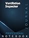 Ventilation Inspector Journal, Certification Exam Preparation Notebook, examination study writing notebook, Office writing notebook, 140 pages, 8.5” x 11”, Glossy cover