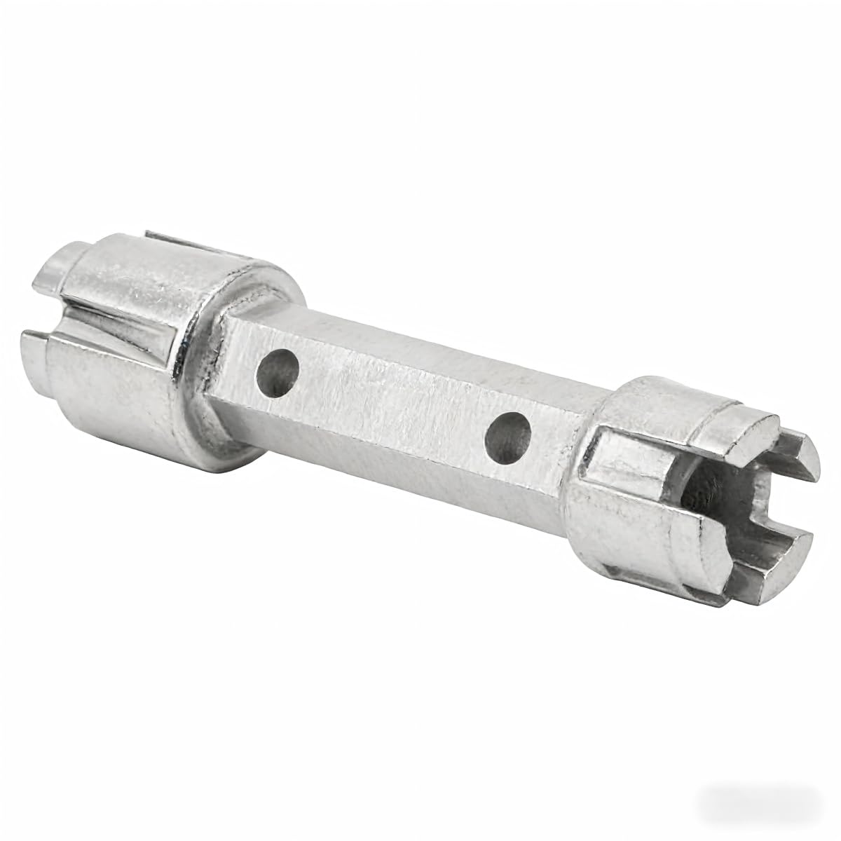 Clé de vidange de baignoire double extrémité en alliage d'aluminium pour canalisation de salle de bain
