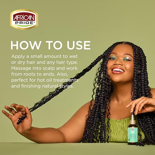 African Pride Feel-It Formula Strengthening Oil With Rosemary Oil, Peppermint Oil And Sage - Helps Promote Hair Growth thumb #3