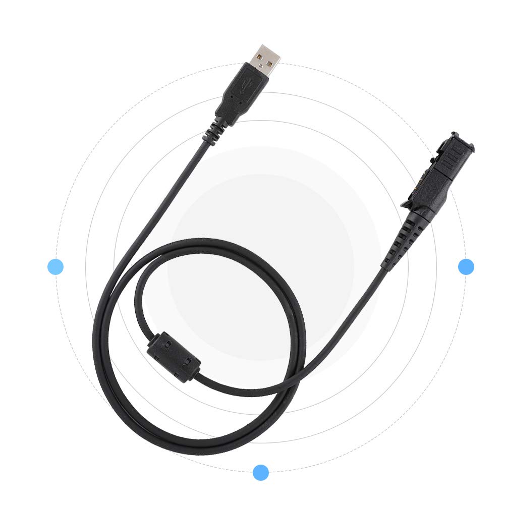 PUSOKEI Cavo di Programmazione USB per Walkie Talkie, Cavo di Programmazione USB Originale per Radios DEP550, DEP570, DP2000, DP2400, DP2600