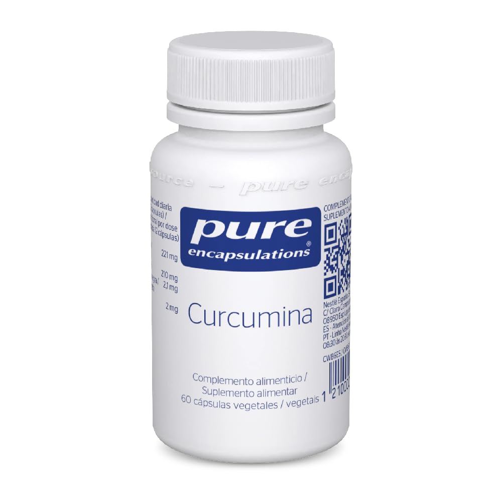 Pure Encapsulations Curcumina – Curcumina con Bioperine, 60 cápsulas vegetales