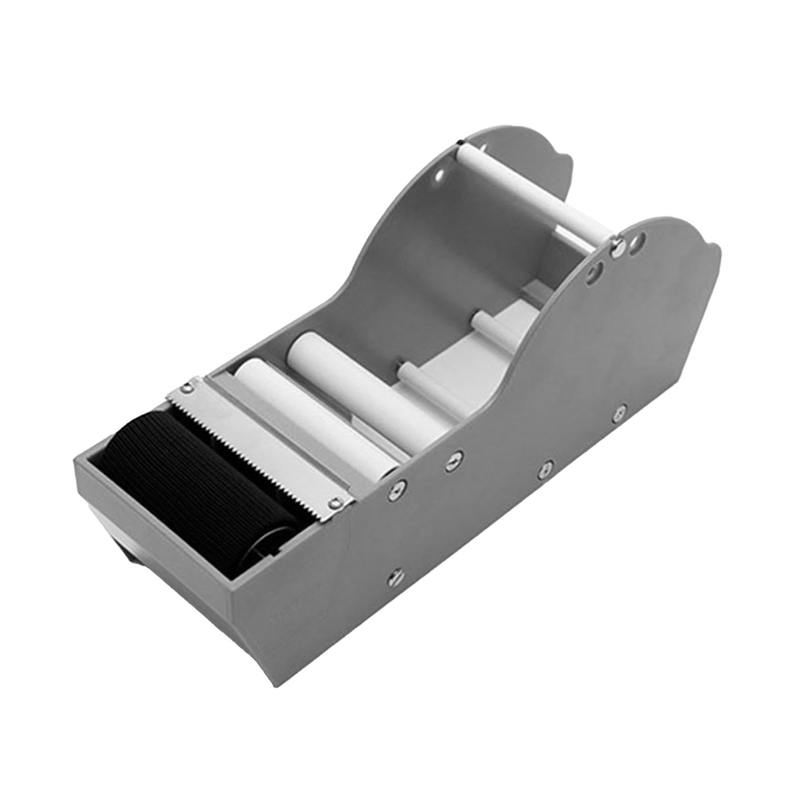 Dispenser Manuale Professionale di Nastro Adesivo per Imballaggio con Macchina Da Taglio, Impugnatura Ergonomica E Design Compatto, Materiale PP E Met, grigio