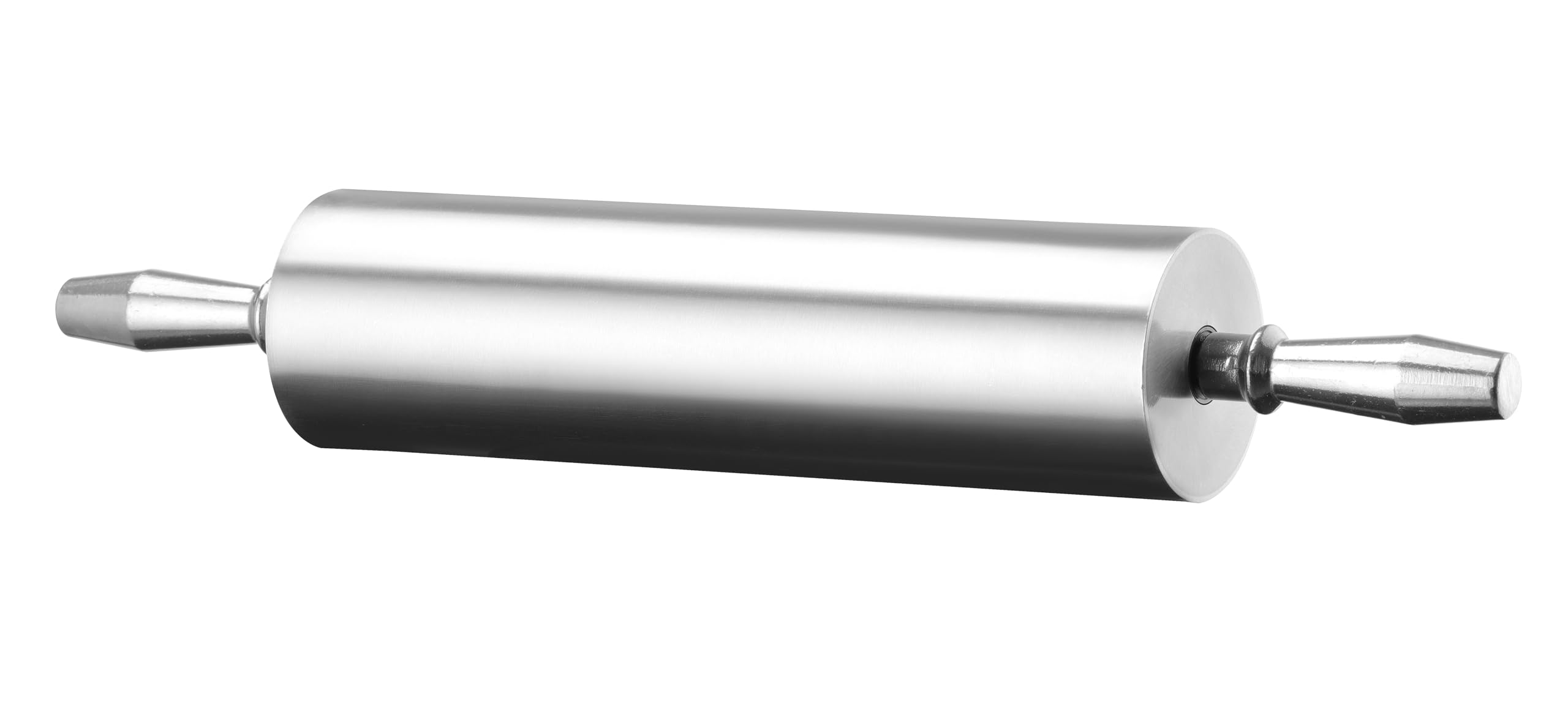 HENDI Nudelholz, aus Aluminium, mit Metallwelle und Kugellagern, ergonomischer Griff, besonders leichtgängig, für große Teigmengen, massiv, ø90x545mm