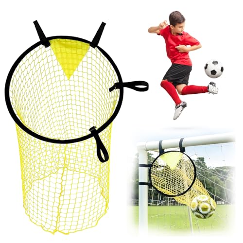 Jortmrd Obiettivo da Calcio Rete Bersaglio Calcio Portatili con 4 Cinturini con Fibbie Regolabili Bersaglio per Allenamento Calcio Rete da Calcio per L'allenamento di Precisione dei Calci 45 x 60 cm