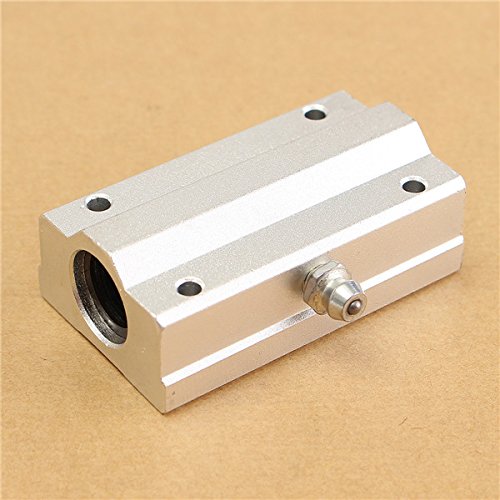 EsportsMJJ 2Pcs 8Mm X 400Mm Assi di Guida Lineari con 2Pcs Scs8Uu Boccole di Scorrimento Cuscinetto Lineare E 4 Pz Blocchi