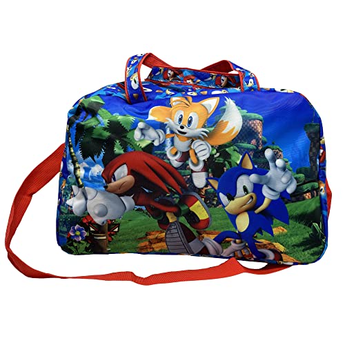Sonic-tas, verstelbare schouderriem, twee handgrepen, tas, fitnessstudio, reizen, 40 x 26 x 21 cm, blauw - SN4359MC - Image 4