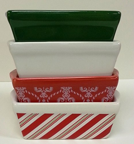 Ceramic Mini Bread Loaf Pans - Set of 4 Dishwasher & Microwave Safe Bread & Cake Molds-image-4