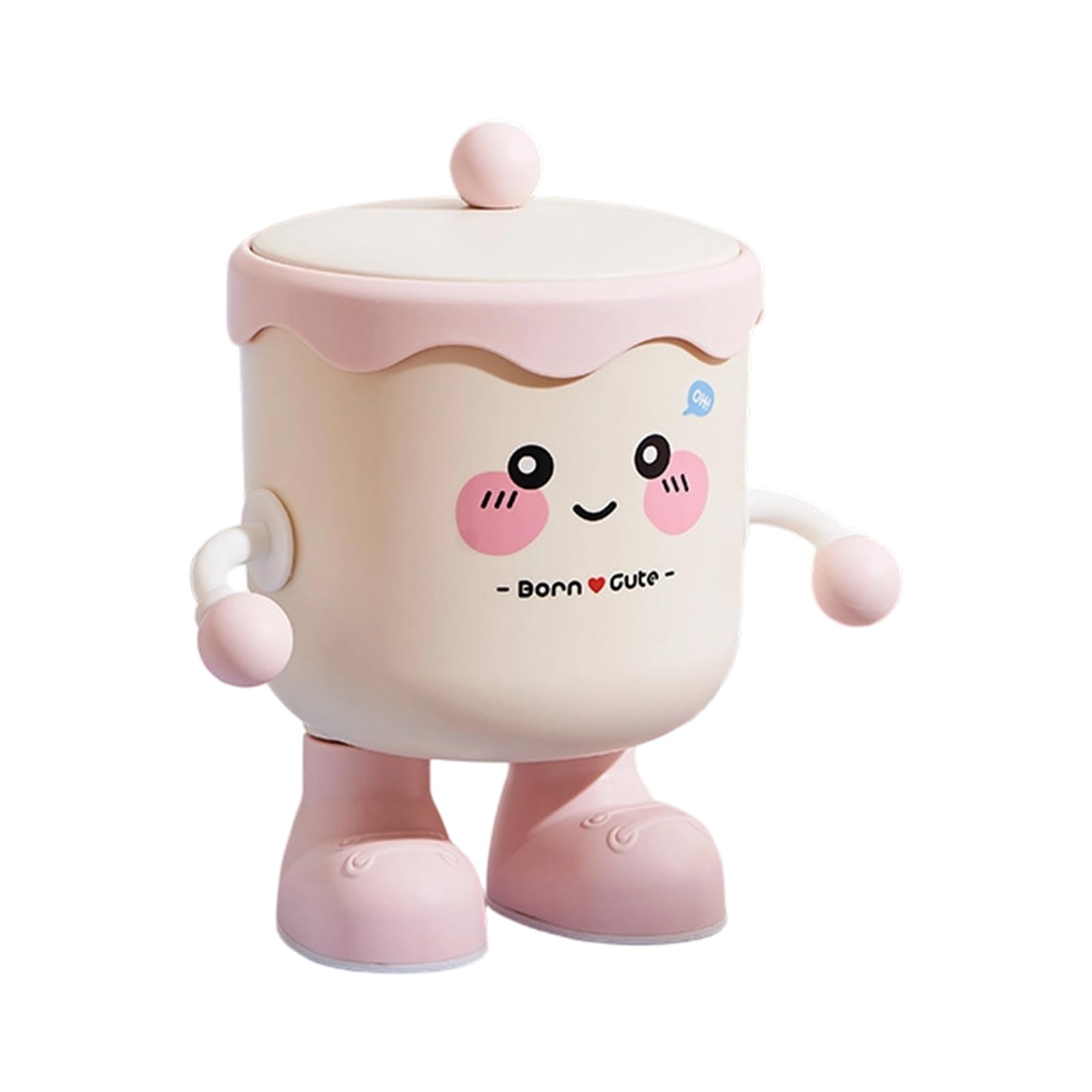APGLSXY Miniature Desktop Storage Bucket with LidOrganizer for Home Accessories Dustproof Design Container Multipurpose Home Container