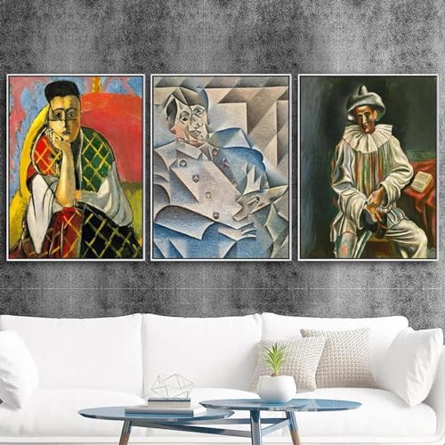 Impression giclée Picasso pour transformer un mur vide avec un triptyque 50x75cm