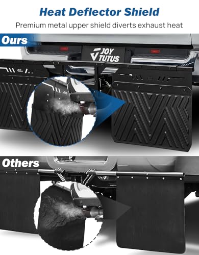 Image of JOYTUTUS 2.5 inch Hitch Mount Mud Flaps for Trucks & SUVs