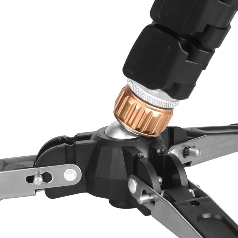 RajoNN 5KG Téléphone Mobile Live Trépied Vidéo Universel Monopode Base Monopode Trépied Mini Trois Pieds Support pour DSLR Monopode avec 3/8'' Vis Trépied de Téléphone Portable (Color :