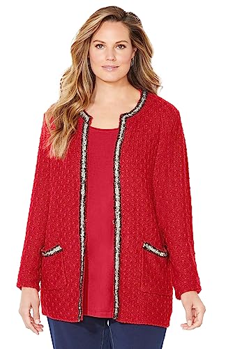 Catherines Women's Plus Size Liz&Me Iconic Cardigan