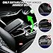 Car Armrest Cushion, Car Center Console Cover, Leather Armrest Cover for Car, Universal Middle Console Cushion with Storage Box, Cup Holder, Phone Slot, Waterproof Interior Accessories (black-red)