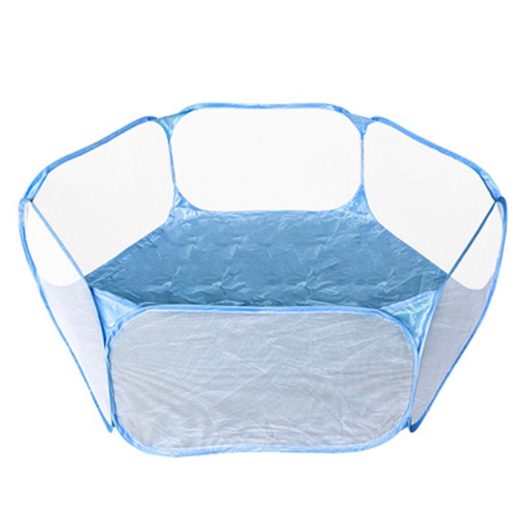 Portable Kids Ball Pit Baby Play Playpen,Free Your Hands Blue Kids Activity Centre Safety Play Yard