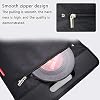 AKOZLIN Vinyl Record Travel Carrying Bag,LP Records Durable Vinyl Albums Case For Most 7 10 12 LP