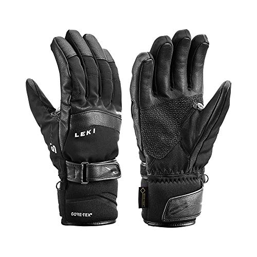 LEKI - guanti da sci da uomo., Unisex, nero, 10,5