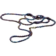 CoBtee Titanium Necklace For Men Women Dog tag Pendant Chain