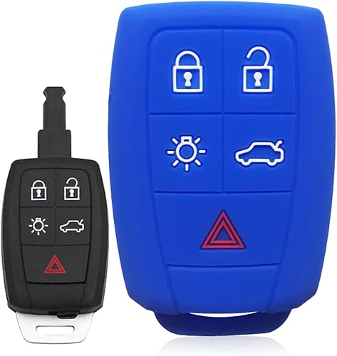 ECOiNVA for Volvo XC40 XC60 XC70 XC90 S40 S60 S80L S90 EX90 C30 C40 C70 EX30 V90 V40 V50 V60 V70 Silicone Car Key Case