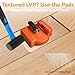 Floor Gap Fixer Tool, Dual-Side Striking Vacuum Suction Plank Gap Repair Kit with 5 Cut-to-Fit Sticky Pads, Quick Lock & Release for Fixer Laminate/Vinyl Flooring/Engineered Wood, 4.6-inch