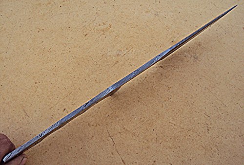 Poshland BB-3507 Handmade Damascus Steel 15 Inches Full Tang Dagger Blank Blade