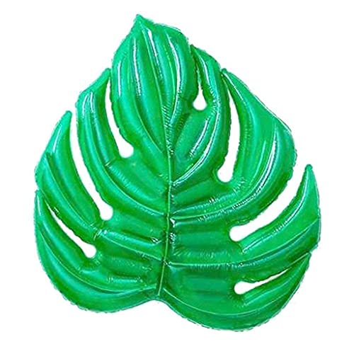 Swimming Ring Jjek Giant Floating Raft Fun Swimming Pool Float, Inflatable Green Leaf Adult Floating Beach Vacation Water Toy, Summer Pool Raft Lounger for Adults & Kids