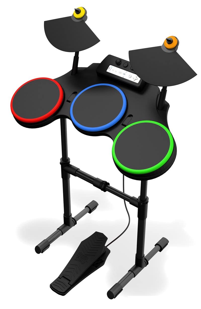 Activision Drum Set Nintendo Wii Drums / Cymbals for Guitar Hero World Tour (Wii
