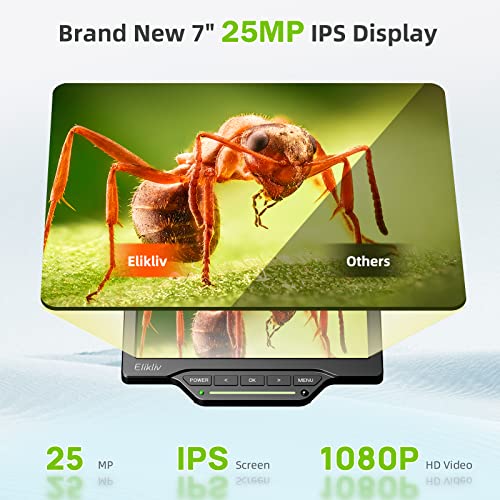 Elikliv Edm201 Max Hdmi Digital Microscope With Microscope Arm Bracket #TOP2