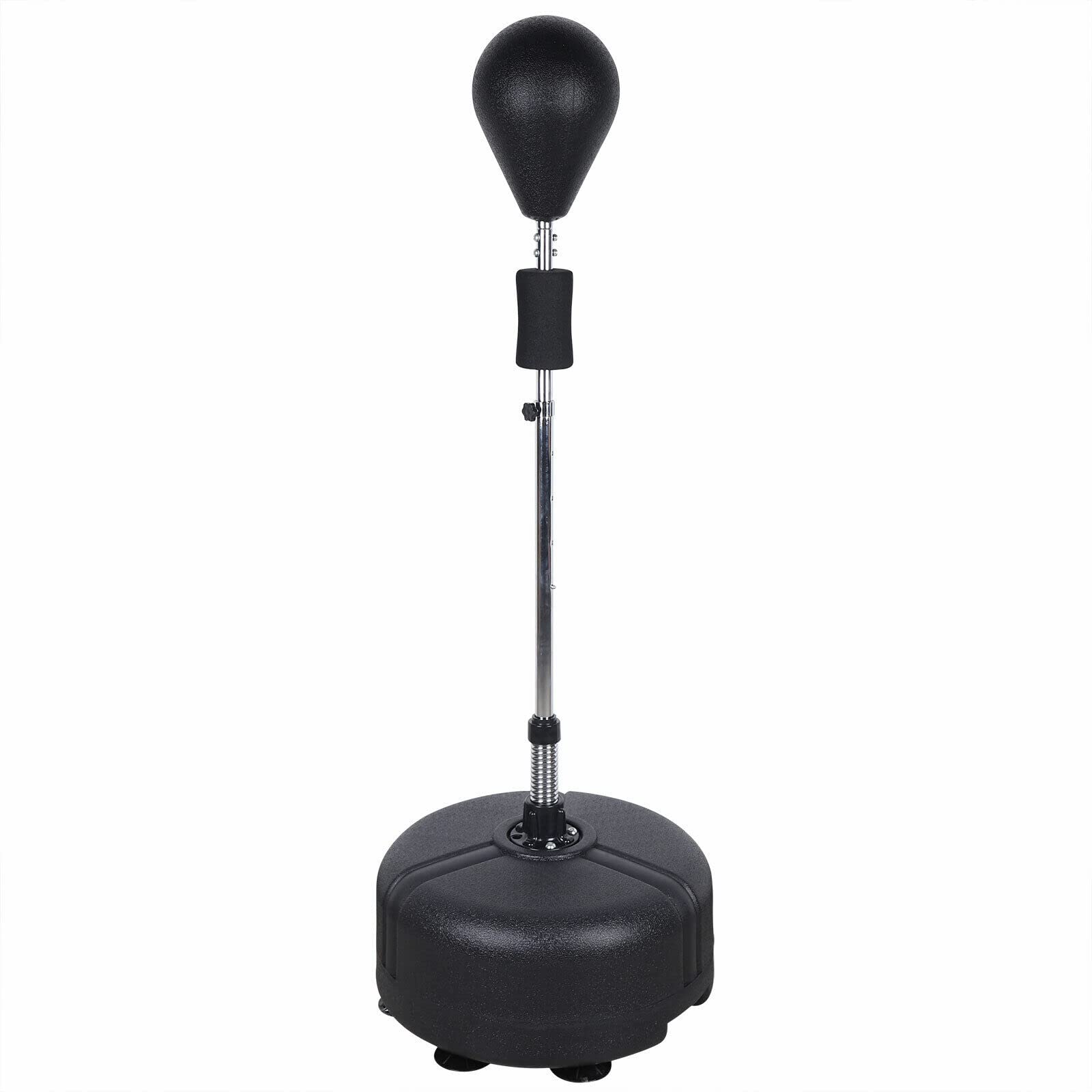 120 cm-160 cm Negro Boxball Standboxsack Punchingball para adultos con base de entrenamiento de boxeo, saco de boxeo de pie, pera ajustable