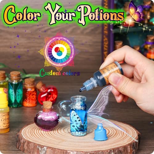 Fairy Potions DIY Craft Kit for Kids, 20 Wizard Potions & Energy Crystal - Image 3