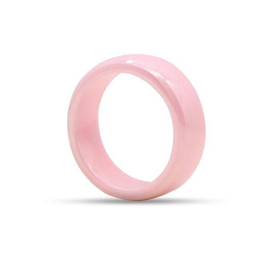 COLMO Model 3 Smart Ring Accessory for Tesla Model 3 Key Card Key Fob Replacement Ceramic RFID Smart Ring US 10Support Customization Fast Priority Delivery Worldwide (7mm US 10Pink)